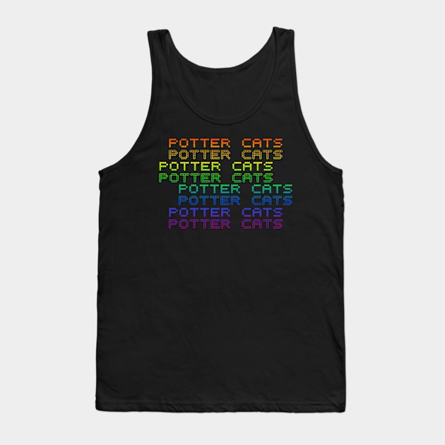 Potter cats rainbow Tank Top by Dexter